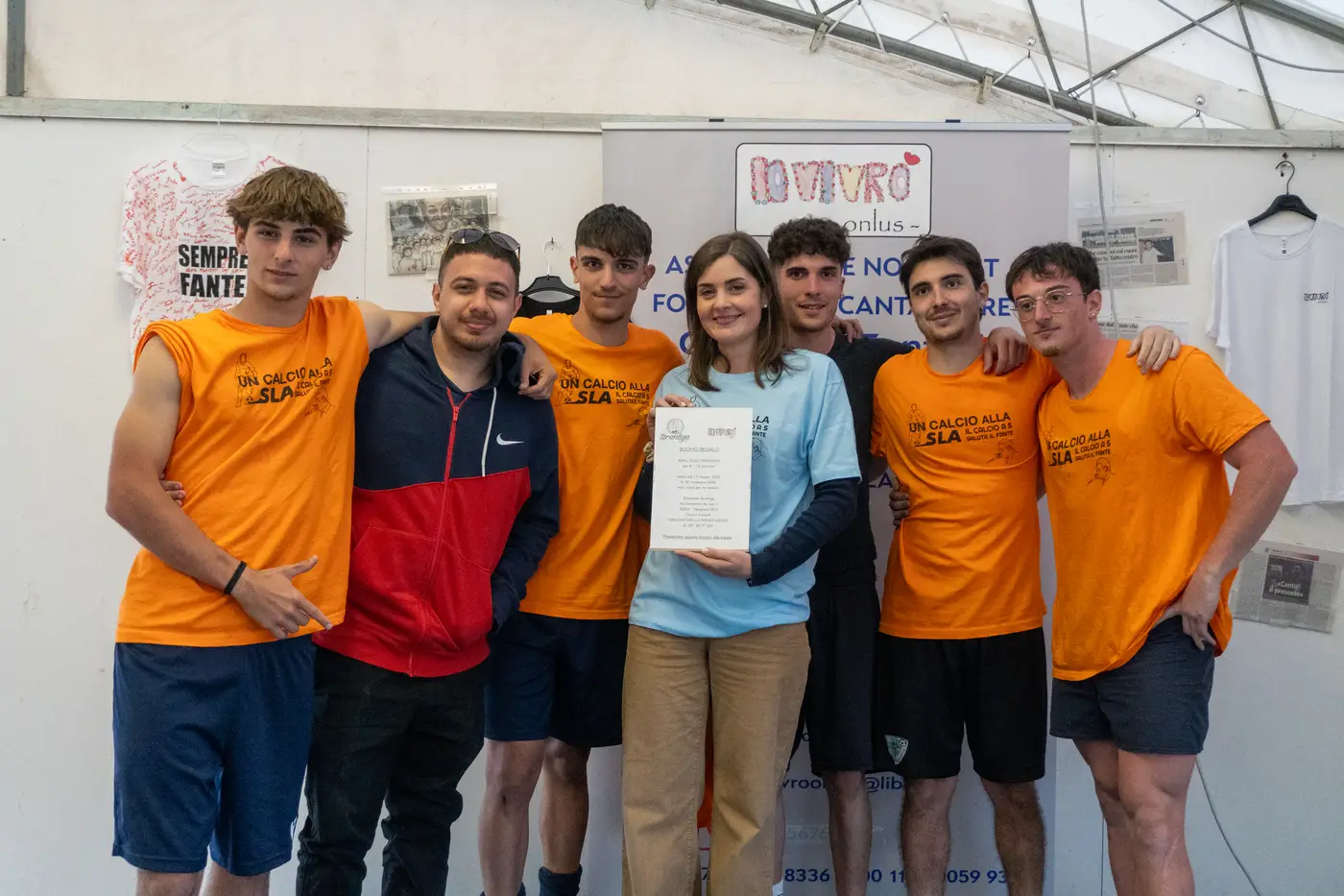 Volontari e partecipanti a un evento di Io Vivrò APS a Medicina (foto 23)